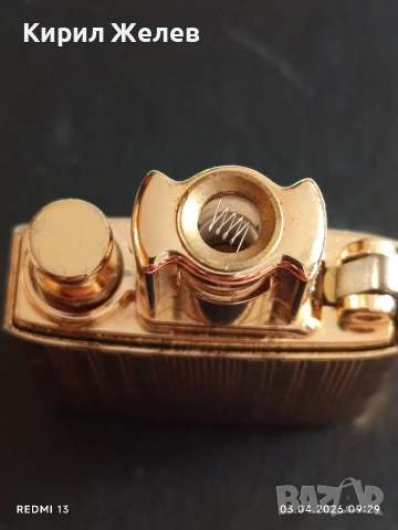 Луксозна метална запалка с реотан работи много красива 54500, снимка 5 - Запалки - 54074222