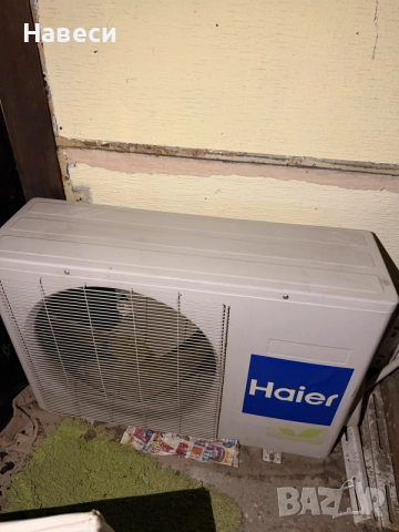 Климатик Haier – комплект вътрешно и външно тяло, снимка 5 - Климатици - 55957681