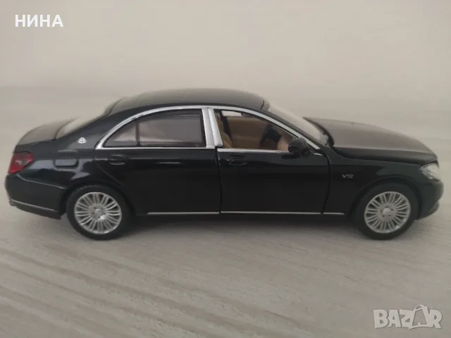 Метална количка Mercedes -Benz S 600 !!, снимка 7 - Колекции - 56274110