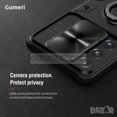 Samsung Galaxy S21 Ultra 5G Удароустойчив гръб с ринг и капаче за задната камера, снимка 12 - Калъфи, кейсове - 35519819