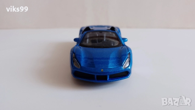 Bburago Ferrari 488 Spider - Мащаб 1:43, снимка 7 - Колекции - 52430489