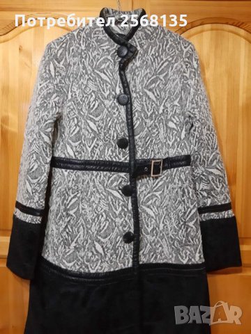 Красиво Палто на JUNONA Fashion с уникален дизайн и декорации кожа в Палта,  манта в гр. Сливен - ID35560222 — Bazar.bg