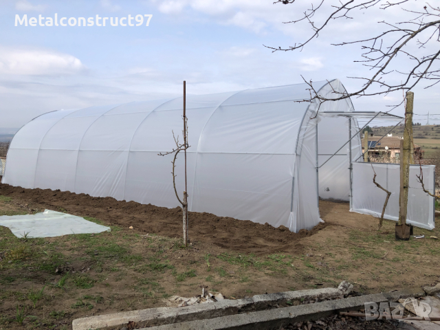 Оранжерии “Металконструкт97” / Оранжерия с Израелски полиетилен.(4,6,8 метра ширини), снимка 6 - Оранжерии - 43818072