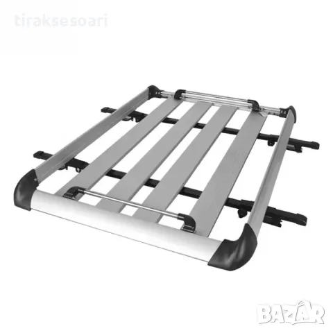 Сив Багажник за покрив 160 x 110 см – Практично решение за пътувания