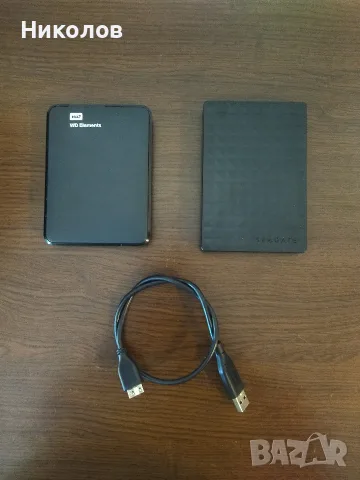 Продавам външен хард диск Seagate 1TB (чисто нов) и Western Digital 1TB