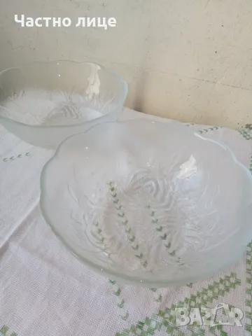 Две еднакви стъклени големи купи.1бр.-4лв., снимка 2 - Форми - 48089372