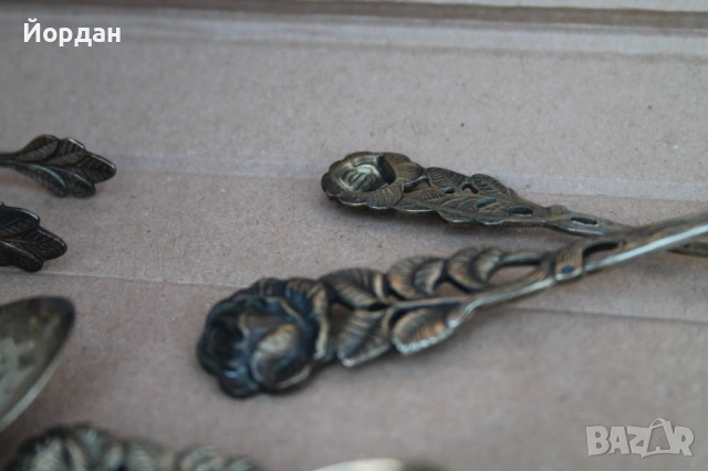 Сребърни вилици и лъжици, снимка 15 - Антикварни и старинни предмети - 53999469