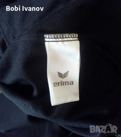 erima анцуг горнище черно с зелени кантове размер 42, снимка 8 - Спортни екипи - 42899005