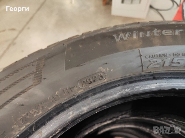 2бр.зимни гуми 215/60/17C Hankook, снимка 5 - Гуми и джанти - 52776840