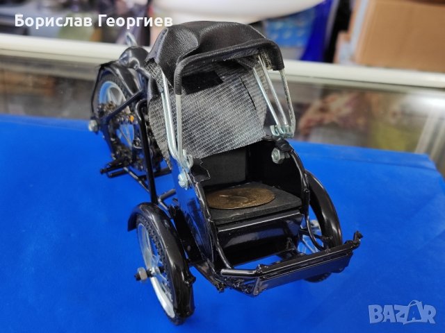 Метален макет на рикша, снимка 3 - Други - 42152178