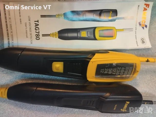 Професионален цифров детектор за AC/DC напрежение Fameca TAG780, снимка 2 - Други инструменти - 50058345