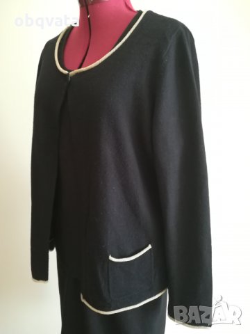 Черна дамска жилетка L - your sixth sense