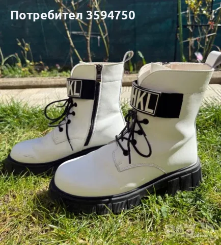 Дамски Зимни обувки/ Естествена кожа, снимка 2 - Дамски ботуши - 56315043