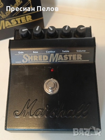 Distortion Педал Marshall Shredmaster Reissue , снимка 2 - Китари - 51879968