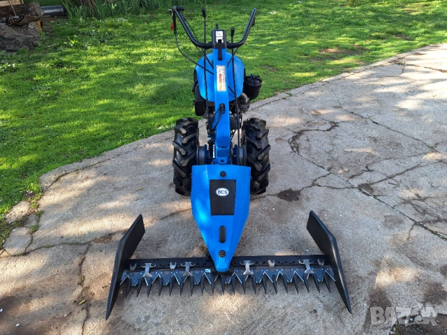  Палцова косачка BCS 737 10к.с.АСМЕ OHV двуколка с реверс 8 скорости, снимка 2 - Градинска техника - 54238596