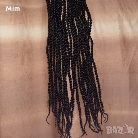 Мамбо туистъри 56 см 30 черни плитки за коса  , снимка 4 - Аксесоари за коса - 35536727