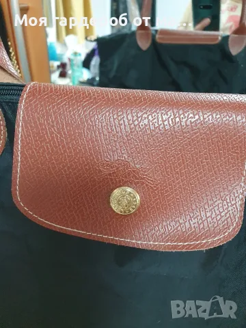 Голяма чанта Longchamp.черна добро състояние. , снимка 3 - Чанти - 56329277