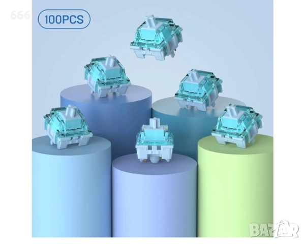 100 броя Механичен превключвател , снимка 8 - Друга електроника - 54031266