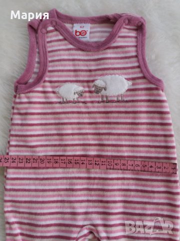 Лот за бебе-момиче 62 см - 15 лв, снимка 4 - Бебешки гащеризони - 34488593