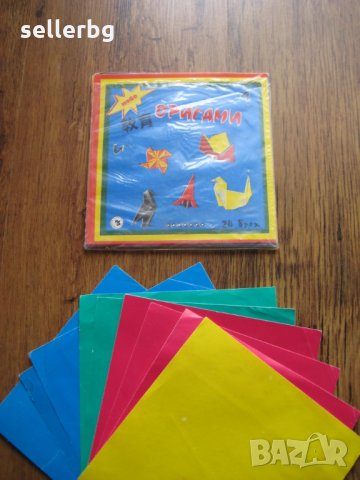 Блокче с цветна гланцова / гланцирана хартия за апликации / оригами - 24 цветни листа, снимка 2 - Ученически пособия, канцеларски материали - 31232400
