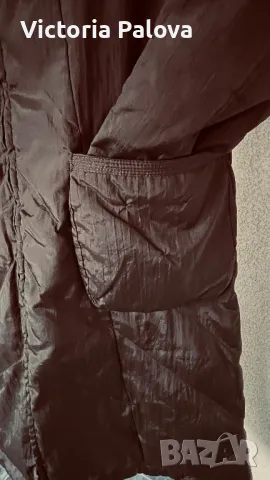 Модерно яке-палто GUXY цвят шоколад ,гъши пух,Италия, снимка 15 - Палта, манта - 34556353