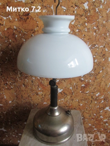 Старинна газена лампа , снимка 3 - Антикварни и старинни предмети - 51564154