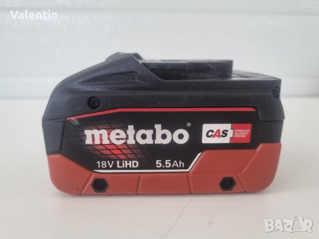 Батерия Metabo 18v liHD 5.5Ah, снимка 2 - Други инструменти - 40492421