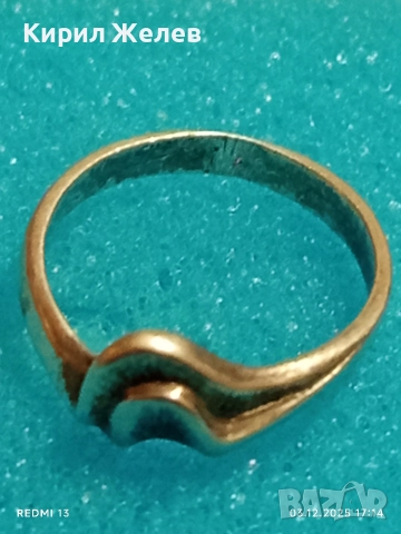 Стар красив сребърен пръстен майсторска изработка 42469, снимка 6 - Пръстени - 52640825
