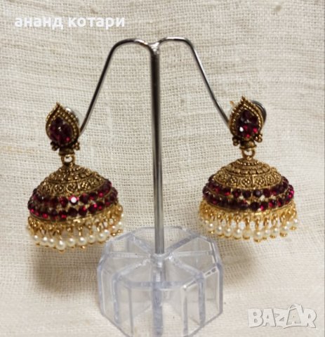 Обеци висящи, камбанки (джумпка) М6, снимка 2 - Обеци - 38449934