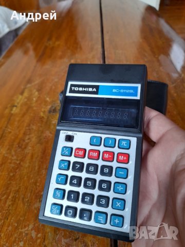 Стар калкулатор Toshiba, снимка 2 - Други ценни предмети - 42273260