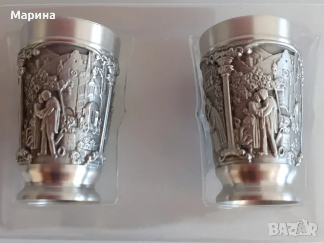 Немски чаши за ракия Antik*Vintage #38., снимка 3 - Антикварни и старинни предмети - 47495460