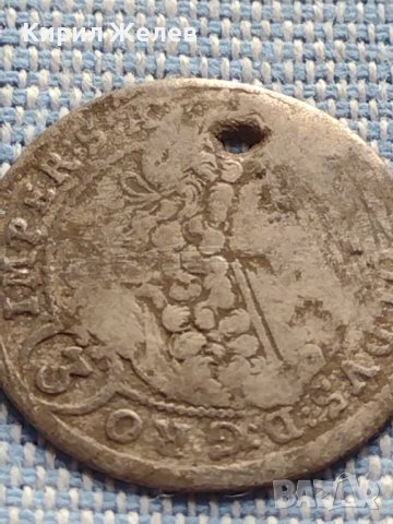 Сребърна монета 3 кройцера 1698г. Леополд първи Прага Свещена Римска Империя 13796, снимка 4 - Нумизматика и бонистика - 42899978