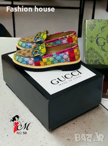 Gucci естествена кожа обувки, снимка 3 - Дамски ежедневни обувки - 44650218