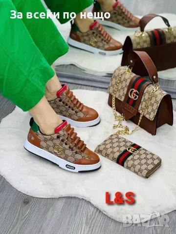 Gucci Дамски Маратонки👟Дамски Спортни Обувки Гучи - Различни Цветове Код SEM-393, снимка 4 - Маратонки - 55866726