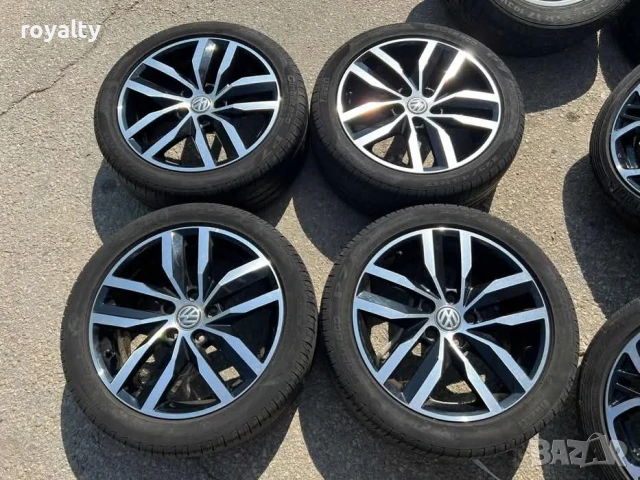 5х112 17 Джанти Volkswagen Golf Caddy Passat Touran 5x112 , снимка 4 - Аксесоари и консумативи - 51229588