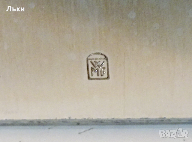 Посребрен троен свещник тройка WMF. , снимка 8 - Антикварни и старинни предмети - 52665016