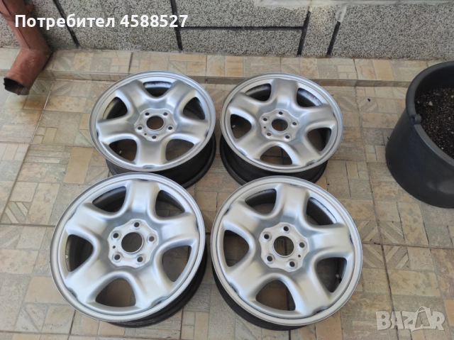 Железни джанти 16'' 5х114.3 6,5J, ц.о-60,1мм за Тойота рав4 Toyota Rav4, снимка 6 - Гуми и джанти - 52000957