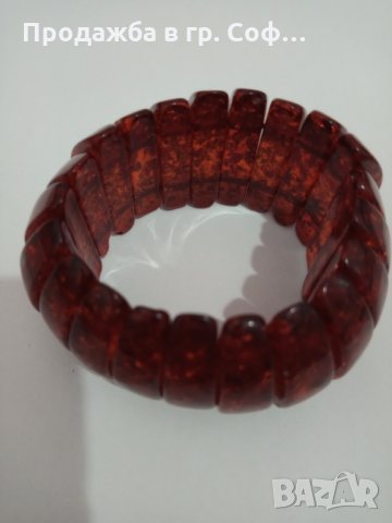 Гривна червен кехлибар, снимка 4 - Колекции - 31183498