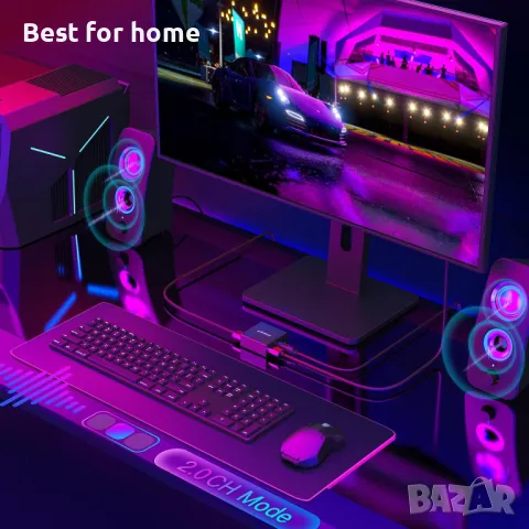 HDMI Audio Extractor 4K, AVIDGRAM, снимка 5 - Стойки, 3D очила, аксесоари - 49148689