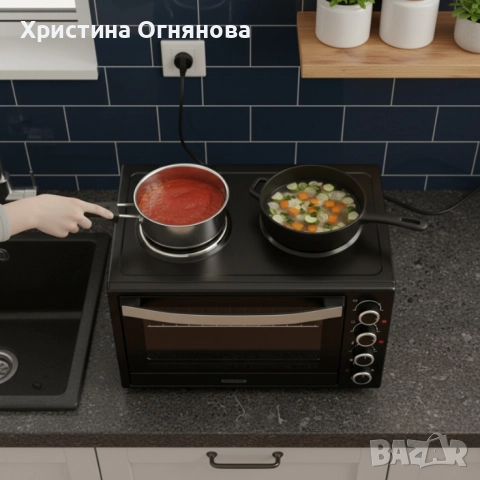 Малка готварска печка TERMOMAX TXC56CL, снимка 4 - Печки, фурни - 52971847