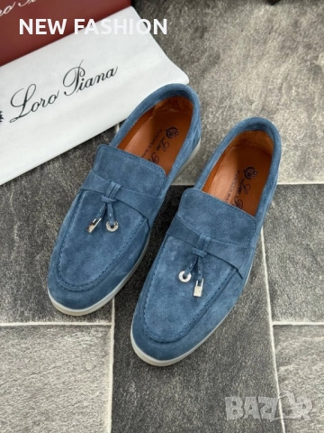 Мъжки Обувки -Естествена Кожа ✨LORO PIANA , снимка 9 - Ежедневни обувки - 51473586