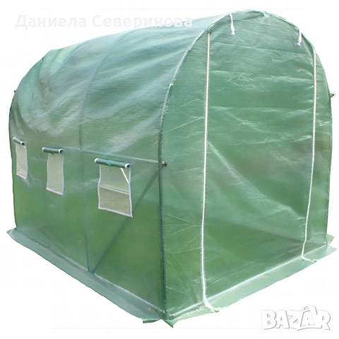 Резервно покривало за оранжерия 3x2x2м – Армирано UV , с цип и прозорци (без рамка), снимка 7 - Други стоки за дома - 53364449