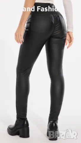 Тесни кожени панталони "Fit" Sinsay, снимка 3 - Панталони - 49632776