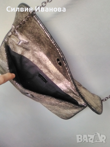 чанта златиста Mango, снимка 3 - Чанти - 44789932