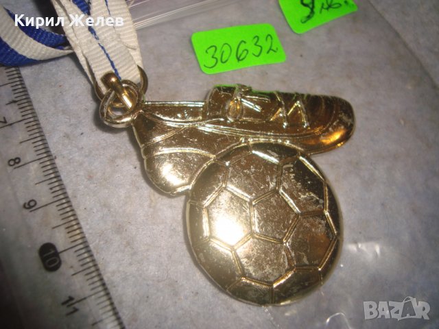 ПОЗЛАТЕН СПОРТЕН КОЛЕКЦИОНЕРСКИ МЕДАЛ с ЛЕНТА 30632, снимка 4 - Антикварни и старинни предмети - 37954897