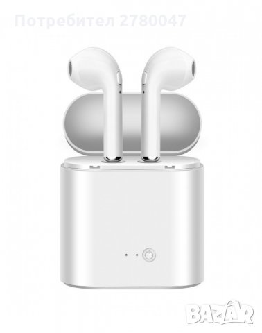 Безжични i7S AirPods Bluetooth слушалки, снимка 3 - Слушалки, hands-free - 30062874