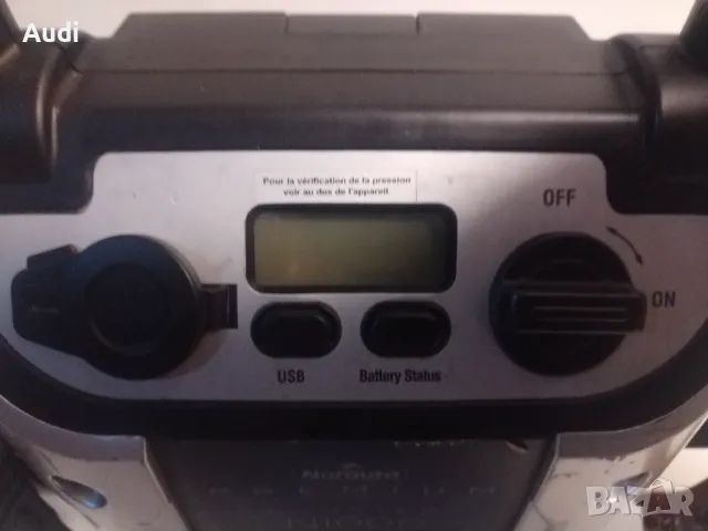 Зарядна станция за подаване на стартов ток на акумолатор, помпане на гуми, USB вход, AUX вход, освет, снимка 6 - Аксесоари и консумативи - 48622049