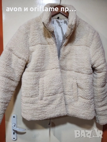 Дамско меко и топло яке, размер Л, снимка 2 - Якета - 52586341