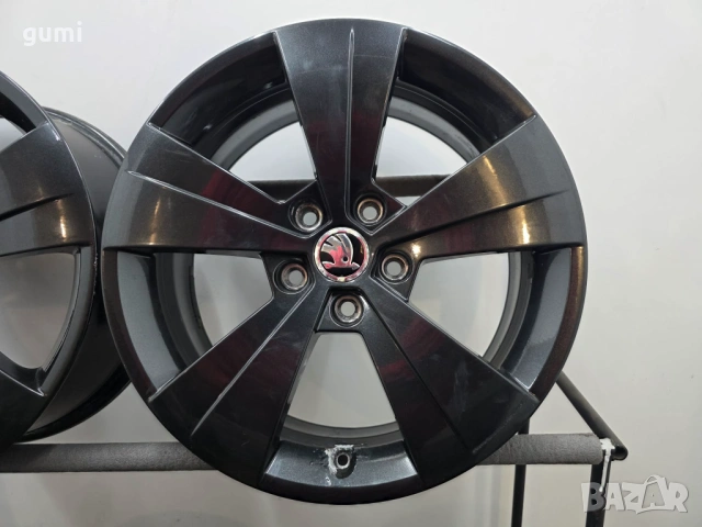 4бр 17ски джанти за SKODA 5x112mm A170723 , снимка 4 - Гуми и джанти - 53347442