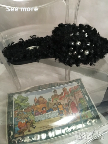 Зимни ефектни чехли 39, снимка 6 - Чехли - 52718170